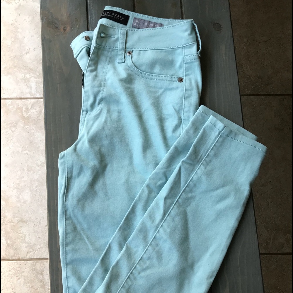 Aeropostale high waisted stretch effects jegging